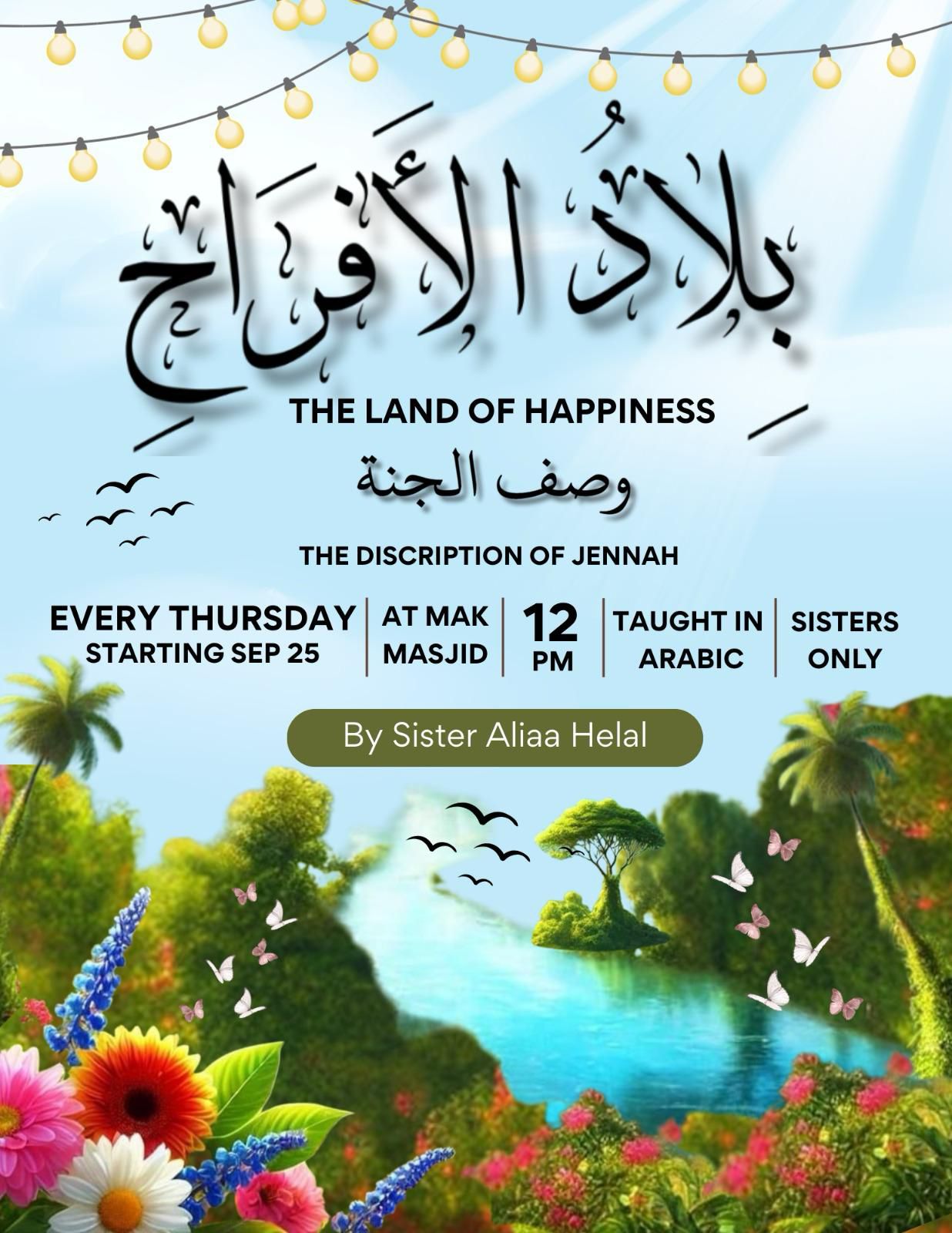 Land of Happiness program flyer